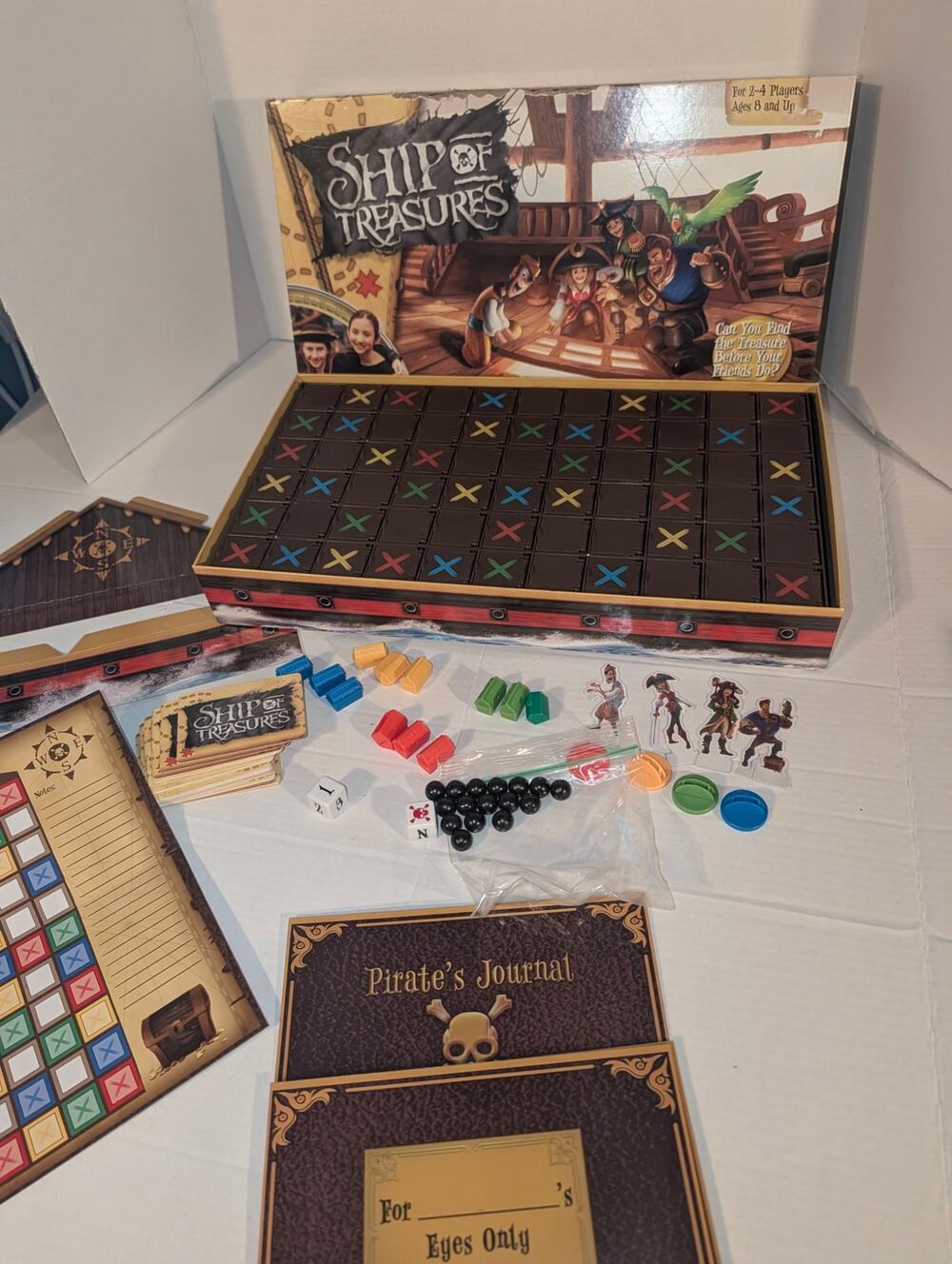 Ship of Treasures Pirate Board Game Pressman 2017